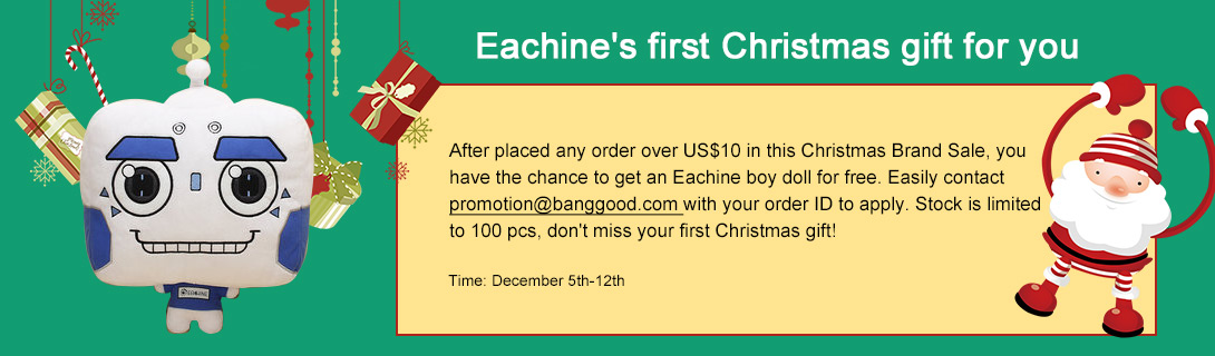 Eachine's first Christmas gift for you