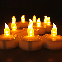 Halloween Electronic LED Candle Light Smokeless Flameless