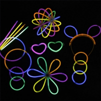 Halloween Color Glow Stick LED Bracelet Party Bar Props Toy