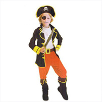 Halloween Pirate Cosplay Kids Costume Masquerade Clothing