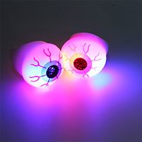 Halloween LED Luminous Flash Soft Eyeball Ring Masquerade Party Gift