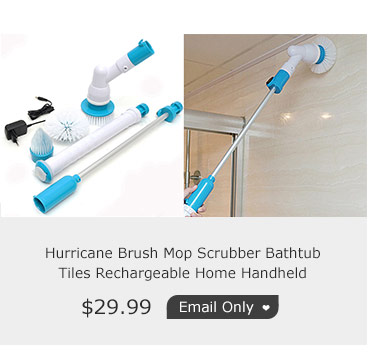 Hurricane Brush Mop Scrubber Bathtub Tiles Rechargeable Home Handheld Floor Cleaner Brush Cordless