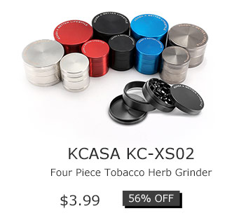 KCASA KC-XS02 Four Piece Tobacco Herb Grinder