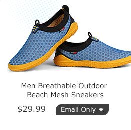 Men Breathable Outdoor Beach Mesh Sneakers
