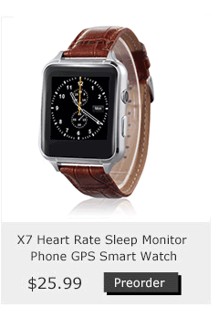 X7 Heart Rate Sleep Monitor Phone GPS Smart Watch